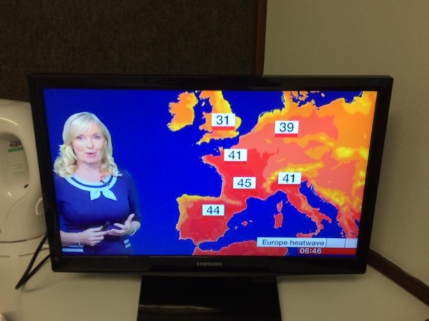 BBC weather Europe heat wave 